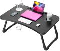 Laptop Table, Foldable Laptop Stand, Laptop Desk with Cup Holder- Gadget Shop Pakistan. 