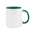Green mug for print pictures for birthday wedding and many other functions. 
