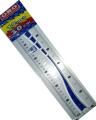 12  Inch Plastic Ruler Scale Art # 421 (1 Pcs). 