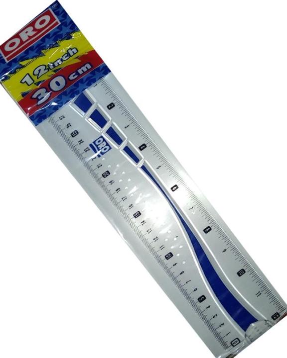 12%20%20Inch%20Plastic%20Ruler%20Scale%20Art%20#%20421%20(1%20Pcs)%20-%20Image%202