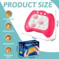 Pop It Electronic Game, Quick Push Bubble Game, Pop It Fidget Toy, Fast Push Game Plopper Toy, Electronic Sensor Game, Educational Game Console for Early Childhood. 
