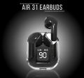 Unbeatable Deal! A31 Airpods with Display (5 Colors) - Premium Sound at Budget Price! - Trending Airpods - Pods - Headphones - Handsfree - Portable Airpods. 