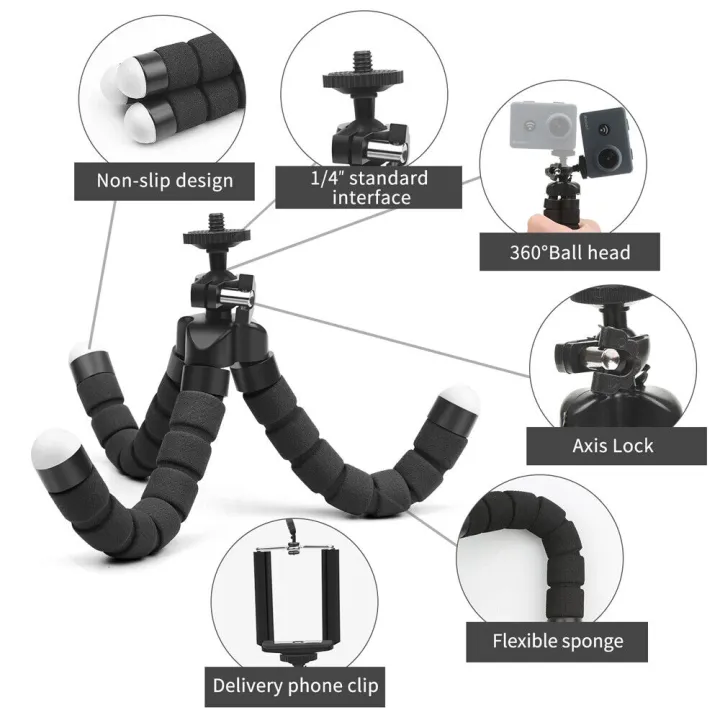 Mini%20Flexible%20Foam%20Tripod%20Octopus%20Stand%20for%20Cell%20Phone%20Camera%20-%20Image%204