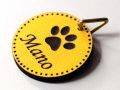 Round Shape Pet ID Tag Ideal For Dogs & Cats - Custom Name Tag. 