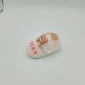 Baby Soft Booties with Teddy Bear Clip – Anti-Slip Sole – Warm Winter Crib Shoes. 