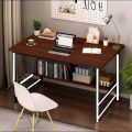 Gaming Table | H-shape table | Office Table | Desktop Table With Book Shelf | Office Desk | Book Shelf | Laptop Table | Computer Table | Study Table | Writing Table | Gaming Table | workstation table with metal powder coating 18 gauged frame. 