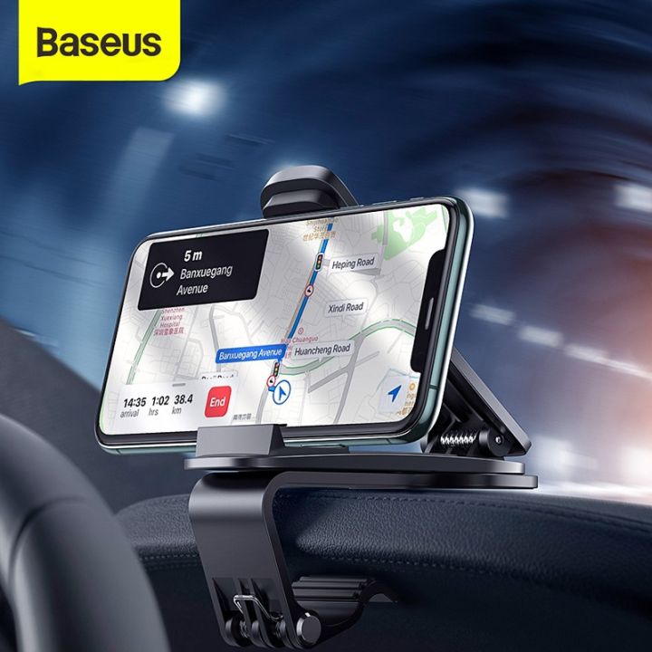 Baseus Big Mouth Car Mount for Dashboard, 360 Degree Mobile Holder Stand Universal Phone Clip Mount