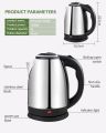 Lifestyle Fast Boiling Tea Kettle Cordleses, Stainless Steel Finish Hot Water Kettle – Tea Kettle, Tea Pot – Hot Water Heater Dispenser (2 Liter). 