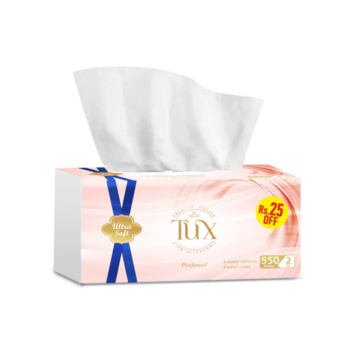 Tux Soft Pack Perfumed Tissue - 550 sheets (Rs. 25 off)