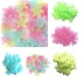 100PC Kids Bedroom Fluorescent Glow In The Dark Stars Glow Wall Stickers Stars Luminous luminous glow sticker. 