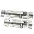 4 Inch Long Silver Stainless Steel Door Latch Sliding Lock Bolt Latch Hasp Staple Gate Safety Lock. 