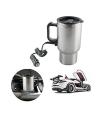 Car Travel Coffee And Tea Mug - Silver. 