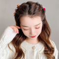 【ETOP】Fashion Braided Hair Clip for Women Separate Hair Clip Bangs Clip Art Retro Snap Clip Acrylic Duckbill Clip PTQ. 