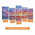 CuztomCraft 5 Blank Canvas 2(12x18) + 2(12x24) + 1(12x36) for Home Decoration and Painting. 