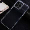 Transparent Silicone Cover For iPhone 15 Pro max. High Quality Anti-Shock Cover / Bumper jelly case for iphone 15 promax.y. 