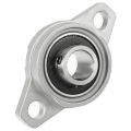 NANLIY- 4Pcs KFL001 12mm Zinc Alloy Self Aligning Pillow Block Flange Bearing Rhombic Bearing Housing. 