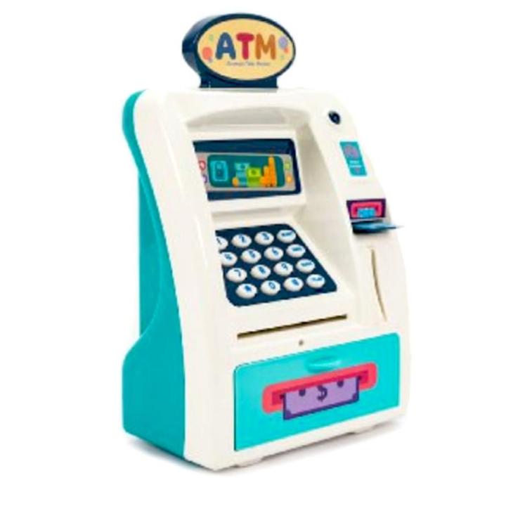 Kids ATM-Machine Electronic Money Safe with CreditCard - 10 inches