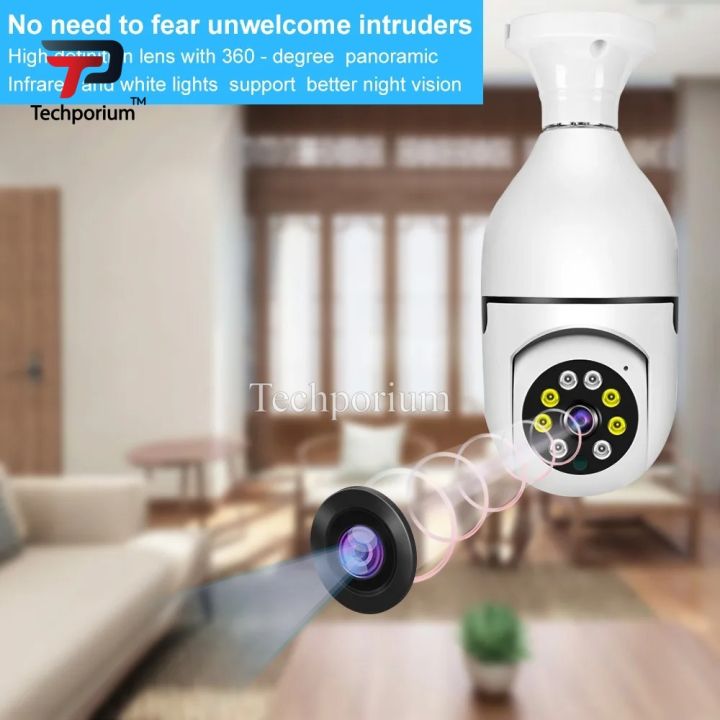 2026%20Smart%20WiFi%20Bulb%20Security%20Camera%202MP%201080P%20360%C2%B0%20Rotation%20Wireless%20CCTV%20with%20Two%20Way%20Audio%20Night%20Vision%20Auto%20Tracking%20Motion%20Detection%20Mobile%20View%20Compatible%20with%20V380%20Pro%20App%20Ideal%20for%20Home%20Baby%20Monitoring%20-%20White%20-%20Image%207