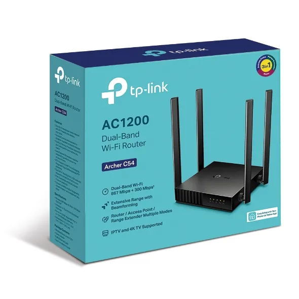 TP-Link%20Wi-Fi%20Router%20Archer%20C54%20/%20C64%20AC1200%20Dual%20Band%20Wi-Fi%20Router%20-%2018%20Months%20Brand%20Warranty%20-%20Image%203