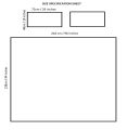 Jacquard Bedsheet Set - Bed Sheets with Pillowcase - DOUBLE/QUEEN BED (96 x 94 Inches). 