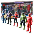 Superheroes Pack Of 5 Avengers Set Action Figure With Accessories Included For Kids - G10900. 