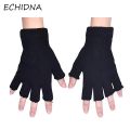 Men Women Fingerless Half Finger Stretch Winter Gloves Christmas Present. 