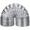 2X 4Inch Ventilator Pipe 100mm Pvc Aluminum Tube Air Ventilation Pipe Hose Flexible Duct 3/2M Air System Vent Bathroom. 