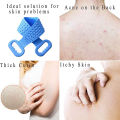 Silicone Back Scrubber Belt | Double-Sided Exfoliating Body Brush for Shower | Soft Silicone Bath Strap Loofah | Deep Cleaning Back & Body Scrub Towel | Reusable Bathroom Accessories for Men & Women. 