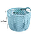 Hollow Portable Storage Basket Home Desktop Storage Box Sundry Receive Woven Hand-Held Storage Basket Cosmetic Storage Cases. 