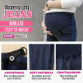 🇲🇾 DESINCE Maternity Jeans Pregnancy Long Pants Woman Denim Elastic Seluar Perempuan Mengandung WP 075. 