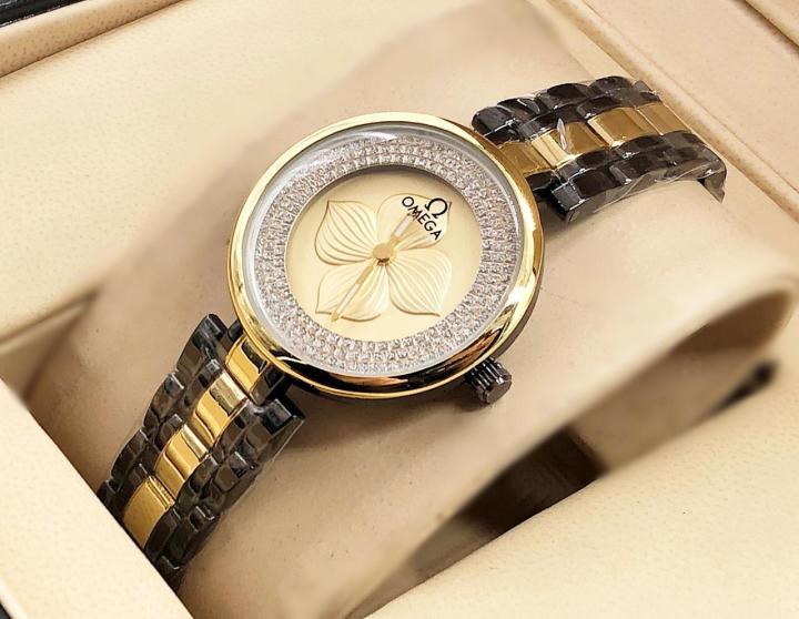 Xenlex Fashionable Latest Style Watch with Leather Strap & Steel Watch Case For Party Casual Gift for Women girls watches