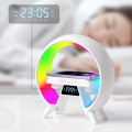 BT-3401 LED Display Wireless Phone Charger Bluetooth Speaker With Seven Color Selections, Alarm Clock, FM Radio. 