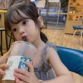 【Trending】 Natural Fringe Invisible Girls Front Neat Heat Resistant Fiber Kids Clip In 3D Bangs Wig Straight Bangs Children Synthetic Air Bangs Baby Hair Wig.