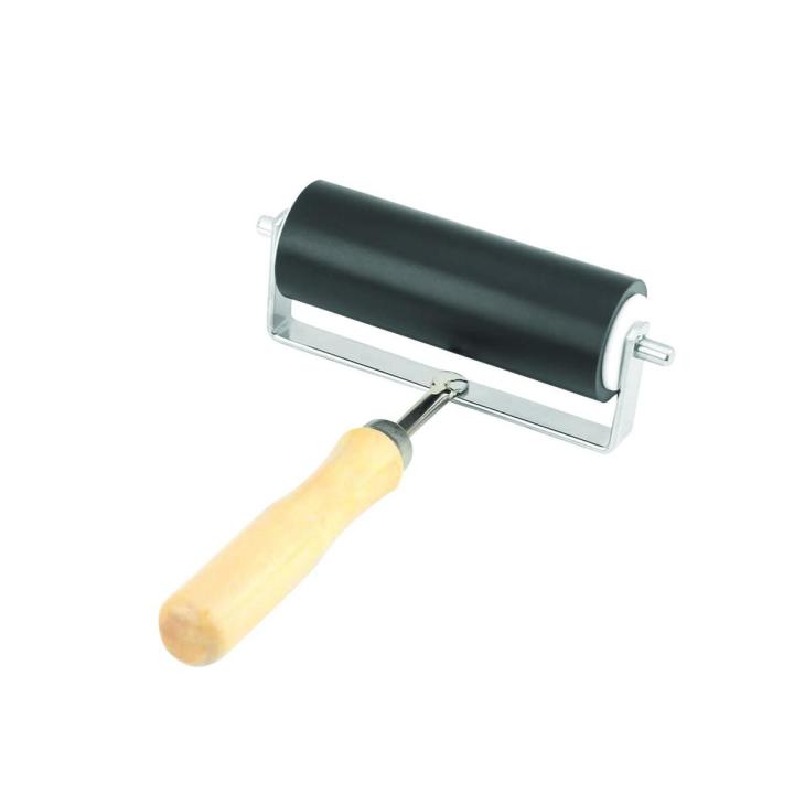 Printmaking Roller Hard Rubber Painting Lino Brayer Art Craft Tool
