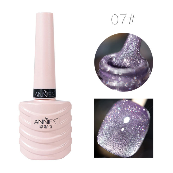 10ML Gel Nail Polish Cat Eye Glitter UV Nail Gel Manicure Soak off Base Top Coat Hybrid Varnishes Base Soak Off UV Gel