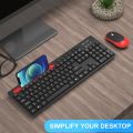 MageGee V620 Wireless Keyboard and Mouse Combo, 2.4GHz Slim Ergonomic Quiet Wireless Keyboard and Mouse with USB Receiver, Full Size with Number Pad for Windows/Computer/PC/Laptop/Desktop Black.Available at an affordable price on MaxShop.. 