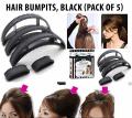Hair Styling Strong Grip Comb Puff Maker Hair Pad Puff Maker Back Combing Puff Girl & Women Hair Styling Hair Comb Modelling Comb As Big Hair Bumpits Up For Hair For Girls And Women. Easy To Use At Home (Set Of 5). 
