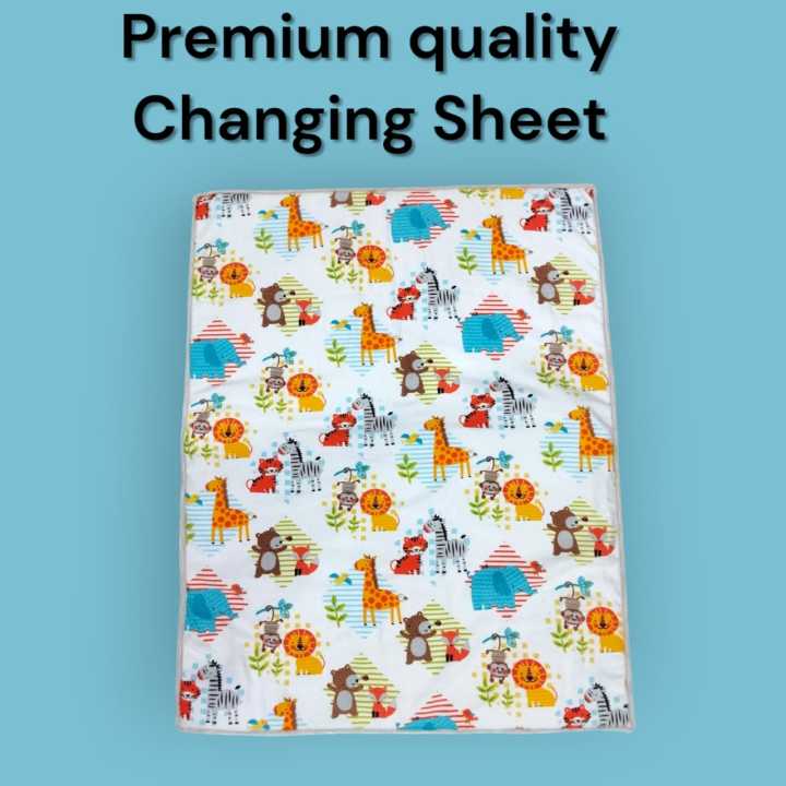 ZERI & MERI Baby changing sheet Waterproof(RANDOM COLOR) Sheet Urine Kids Changing Pads Urine Pad Cartoon Reusable Infant Bedding Nappy Burp Adult Mattress Changing Mat 30*24 inch*