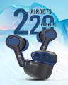 Dany Airdots 220 Pro Plus Quad Mic, ENC Wireless Earbuds, Gaming mode 40 MS Low Latency Earbud With 35 Hours Total Playtime, IPx5 Water Resistance Wireless Earphones With Voice Assistance Bluetooth Ear buds And Headphones. 