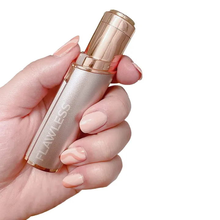 Flawless%20Facial%20hair%20remover%20Original%20USB%20Rechargeable%20trimmer%20for%20women%20upper%20lip%20Painless%20Electronic%20USB%20flawless%20hair%20removal%20for%20women%20lipstick%20shape%20trimmer%20-%20Image%203