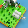 Funny Science Physical Experiment Education Toys DIY Hand Crank Generator Model. 