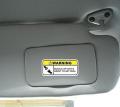 (2X) Funny Buckle Up Warning Sticker Set Vinyl Decal For Car Truck SUV Dashboard. 
