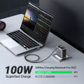 UGREEN USB-C to USB-C Type C 100W Power Delivery Fast Charging Compatible for iPhone 16 15 Pro Max iPhone 16 15 Plus HDD/Samsung Galaxy S24 , MacBook Air, iPad Pro 2020 Ipad Pro 2021, Nintendo Switch Realme Huawei. 