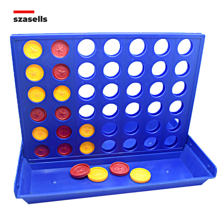 Connect 4 Game Lineup 4 Challenge Puzzle For Children Learning Mind For Gifts and Parties (With Box) Exclusive by SZASELLS