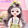Amamia BJD Doll 13 Joints Movable Rich Facial Details BJD Dolls with Clothes Play House Toy. 