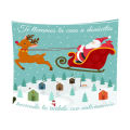 Xmas Wall Tapestry Soft Tear Resistant Christmas Wall Art Decoration. 