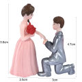 Wedding Couple Ornament Romantic Marriage Proposal Lover Valentine's Day Ornament. 