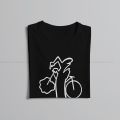La Linea TV Newest TShirt for Men Bicycle Classic Round Neck Polyester T Shirt Distinctive Gift Clothes OutdoorWear. 