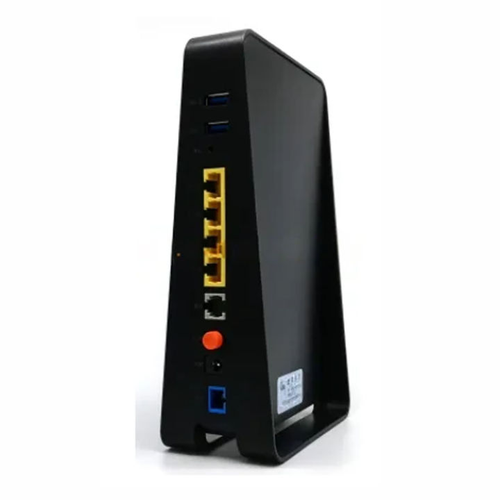 ChinaMobile PON HUG  Xpon Gpon Epon Original High Performance ONT (Branded Used)Fiber Optic Router with Adapter FTTX 1GE+3FE+1TEL+2USB+Dual Band WiFi 5DBi