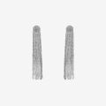 Long Full Rhinestone Tassel Earrings Alloy Shiny Women Dangle Earrings Jewelry Accessories. 